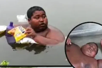 தண்ணீருக்குள் வசிக்கும் 16 வயது சிறுவன் இக்பால் ஷேக்