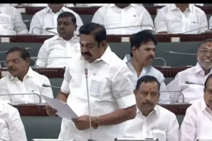 தமிழக சட்டப்பேரவையில் கவன ஈர்ப்பு தீர்மானம் மீது பேசும் சட்டமன்ற உறுப்பினர்