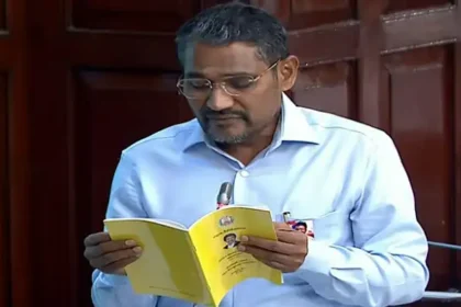 சமூகநீதித்துறை அமைச்சர் வன்னி அரசு சட்டசபையில் அறிவிப்புகளை வெளியிடுகிறார்