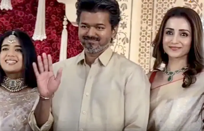 நடிகை த்ரிஷா தவெகவில் இணைவது குறித்த அரசியல் வட்டார பேச்சு