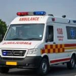 தேசிய நெடுஞ்சாலைகளில் ஆம்புலன்ஸ் சேவை குறித்த அறிவிப்பு பலகை