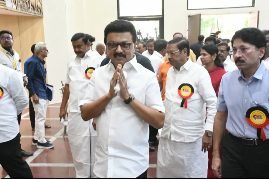 சென்னை அண்ணா அறிவாலயத்தில் நடைபெற்ற செயற்குழு கூட்டம்