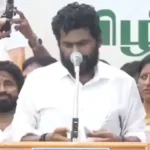 பா.ஜ.க மாநில தலைவர் அண்ணாமலை செய்தியாளர் சந்திப்பில் பேசுகிறார்