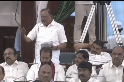 சட்டசபையில் முன்னாள் அமைச்சர் ரகுபதி பேசுகிறார்