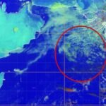 இந்திய வரைபடத்தில் மழைப்பொழிவு குறைந்துள்ள பகுதிகளைக் குறிக்கும் காட்சி