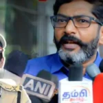 லஞ்ச ஒழிப்புத்துறை அலுவலகத்தில் புகார் அளிக்கும் சவுக்கு சங்கர்