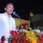 அமைச்சர் அருண்ராஜ் பொதுக்கூட்டத்தில் உரையாற்றுகிறார்