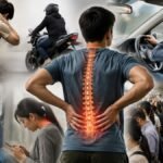 முதுகுவலியால் பாதிக்கப்பட்ட ஒருவர்