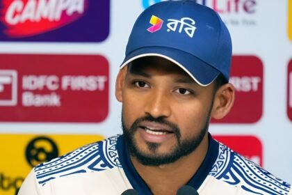 வங்கதேச கிரிக்கெட் அணி கேப்டன் நஜ்முல் ஹொசைன் சாண்டோ
