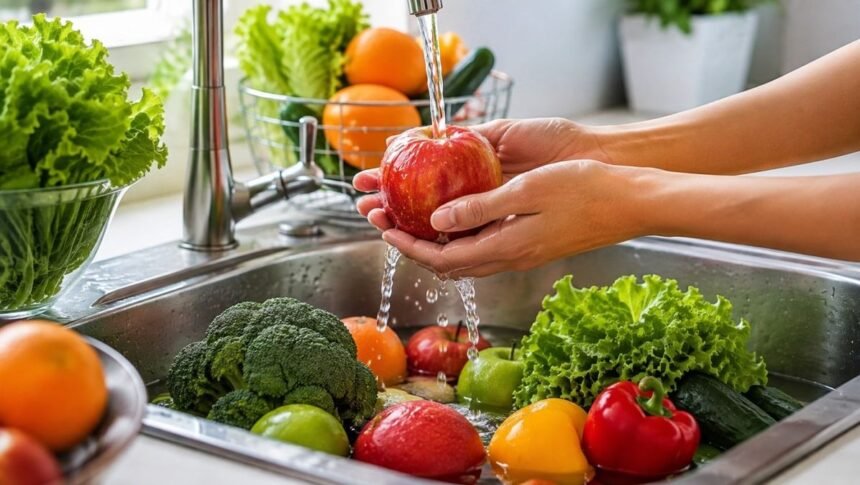 பழங்கள் மற்றும் காய்கறிகள் கழுவும் முறை