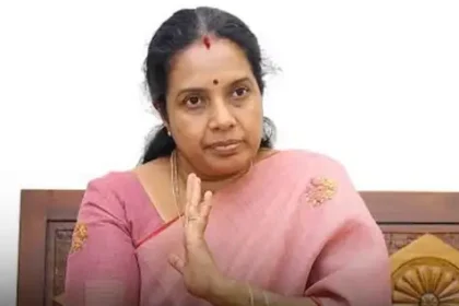 பாஜக தேசிய மகளிரணி தலைவர் ரூப் குமாரி செளத்ரி மற்றும் முன்னாள் தலைவர் வானதி சீனிவாசன்