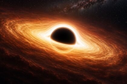 விஞ்ஞானிகள் கருந்துளைகள் பற்றிய ஆய்வில் ஈடுபடும் காட்சி