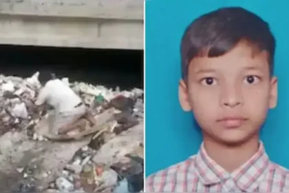 டெல்லியில் திறந்த சாக்கடையில் கண்டெடுக்கப்பட்ட சிறுவனின் சடலம்