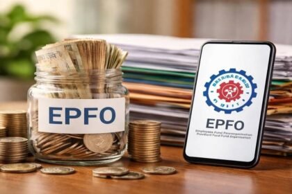 EPFO இணையதளத்தில் பி.எஃப் வட்டி விவரங்களைச் சரிபார்க்கும் நபர்