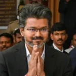 முதல்வர் விஜய் சென்னை மக்களுக்கு சென்னை நாள் வாழ்த்து தெரிவிக்கும் படம்
