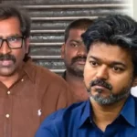 உழைப்போர் உரிமை இயக்கத்தின் தலைவர் பாரதி செய்தியாளர்களைச் சந்திக்கும் காட்சி