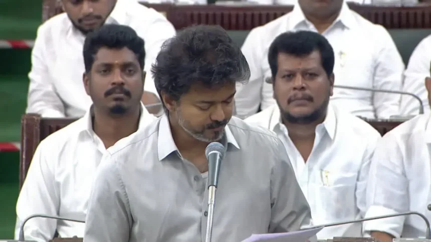 முதல்வர் விஜய் சட்டமன்றத்தில் அறிவிப்பு வெளியிடுகிறார்
