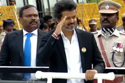 முதலமைச்சர் விஜய் சுதந்திர தின விழாவில் பங்கேற்பு