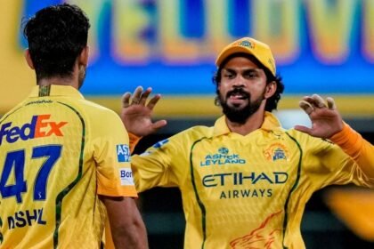 சென்னை சூப்பர் கிங்ஸ் அணியின் கேப்டன் ருதுராஜ் கெய்க்வாட்