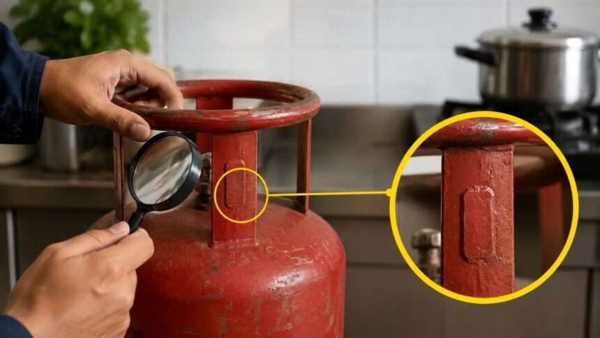 சமையல் எரிவாயு சிலிண்டரில் அச்சிடப்பட்டுள்ள சோதனை குறியீடுகள்