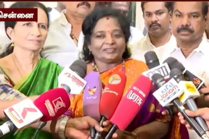 பாஜக மூத்த தலைவர் தமிழிசை செளந்தரராஜன்