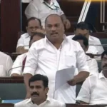தமிழ்நாடு சட்டமன்றத்தில் திமுக எம்.எல்.ஏ. துரை சந்திரசேகர் உரையாற்றுகிறார்