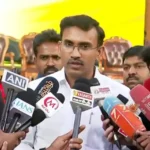 அமைச்சர் அருண்ராஜ் செய்தியாளர் சந்திப்பில் பேசுகிறார்
