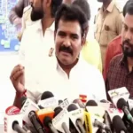 அமைச்சர் சி.டி.ஆர். நிர்மல் குமார் செய்தியாளர் சந்திப்பில் பேசுகிறார்
