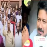 நாடாளுமன்ற வளாகத்தில் திமுக எம்பிக்கள் போராட்டம்