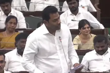 அமைச்சர் ஆதவ் அர்ஜுனா சட்டப்பேரவையில் உரையாற்றுகிறார்