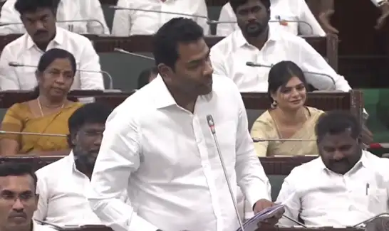 அமைச்சர் ஆதவ் அர்ஜுனா சட்டப்பேரவையில் உரையாற்றுகிறார்
