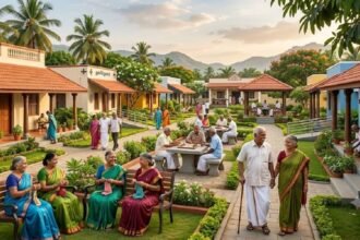 முதியோர் இல்லத்தில் வசிக்கும் முதியவர்கள்