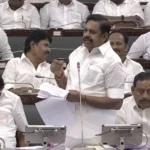 அதிமுக பொதுச்செயலாளர் எடப்பாடி பழனிசாமி சட்டப்பேரவையில் உரையாற்றுகிறார்