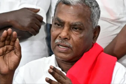 சிபிஎம் மாநில செயலாளர் பெ.சண்முகம்
