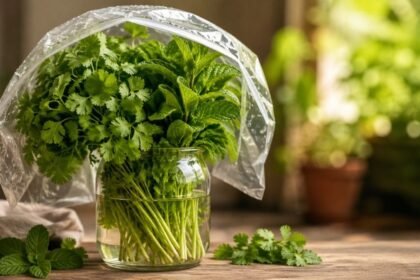 ஃபிரிட்ஜ் இல்லாமல் கொத்தமல்லி மற்றும் புதினா கீரைகளை ஃபிரெஷ்ஷாக வைக்கும் முறை