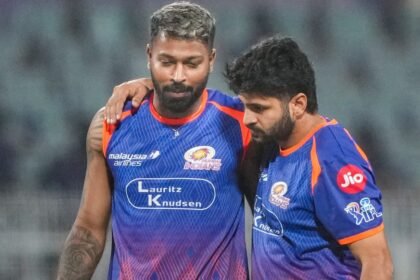 மும்பை இந்தியன்ஸ் அணியின் கேப்டன் ஹர்திக் பாண்டியா