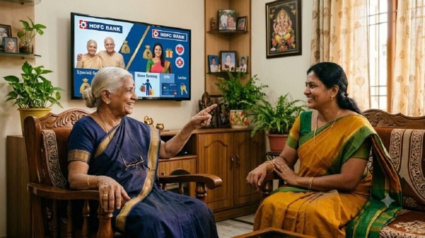 எச்.டி.எஃப்.சி வங்கியின் Specialé Senior Citizen Savings Account திட்டம் பற்றிய அறிவிப்பு