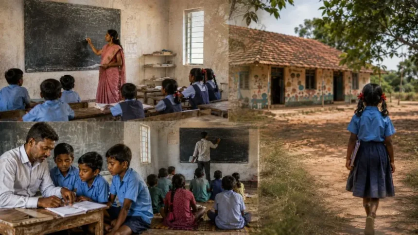 இந்தியாவில் ஒற்றை ஆசிரியர் பள்ளிகளின் எண்ணிக்கை குறைப்பு குறித்த அறிக்கை