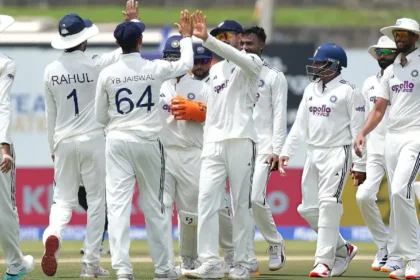 இந்திய கிரிக்கெட் அணி வீரர்கள் வெற்றி கொண்டாட்டம்