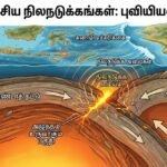 இந்தோனேசியாவின் நிலப்பரப்பு அல்லது பூமித் தட்டுகளின் வரைபடம்