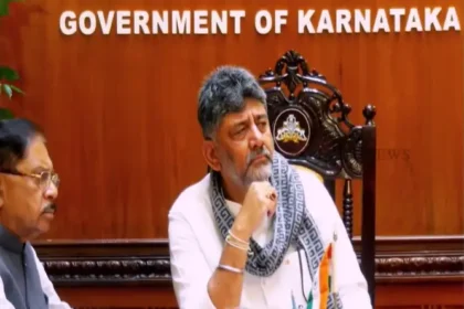 கர்நாடக முதலமைச்சர் டி.கே.சிவக்குமார் காவிரி நீர் பிரச்சினை குறித்து பேசுகிறார்