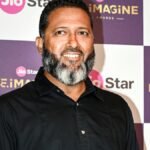 கே.எல். ராகுல் பேட்டிங் செய்யும் காட்சி