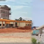 குலசேகரன்பட்டினம் ராக்கெட் ஏவுதளத்தின் கட்டுமானப் பணிகள் நடைபெறும் இடம்