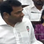 சட்டப்பேரவையில் பேசிக்கொண்டிருக்கும் அமைச்சர் ஆதவ் அர்ஜுனா