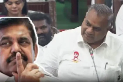 தமிழக சட்டமன்றத்தில் பேசும் அமைச்சர் என். ஆனந்த்