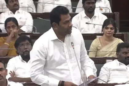 சட்டப்பேரவையில் அமைச்சர் ஆதவ் அர்ஜுனா பேசுகிறார்