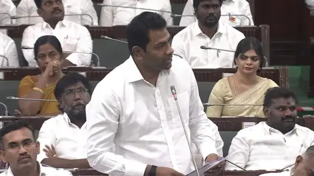 சட்டப்பேரவையில் அமைச்சர் ஆதவ் அர்ஜுனா பேசுகிறார்