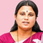 அமைச்சர் ஜெகதீஸ்வரி பேட்டி அளிக்கும் காட்சி