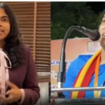 அமைச்சர் கீர்த்தனா பொதுக்கூட்டத்தில் உரையாற்றுகிறார்
