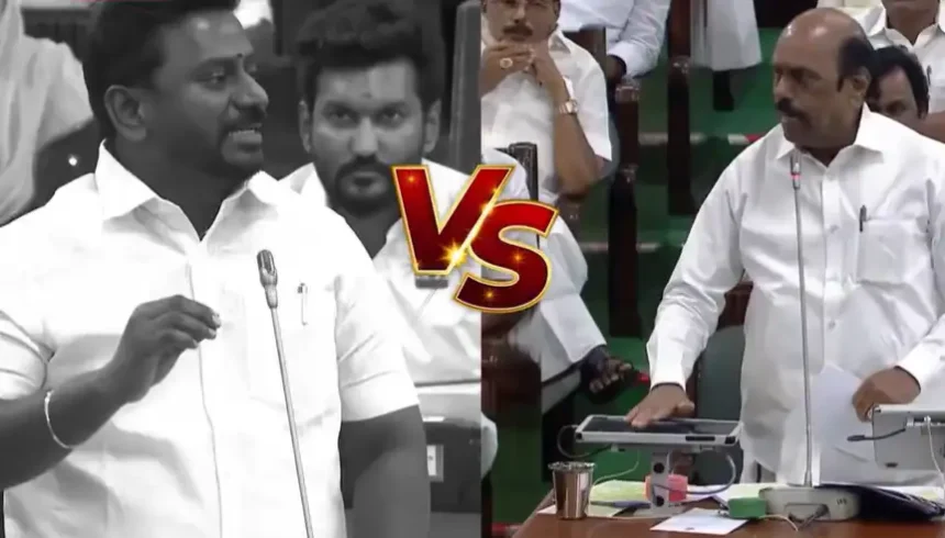 அமைச்சர் ராஜ்மோகன் சட்டசபையில் பேசுகிறார்